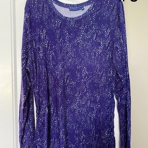 Apt 9 Purple with colorful specks